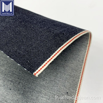 Selvedge 98 Cotton 2 Tissu en denim d&#39;étirement lycra